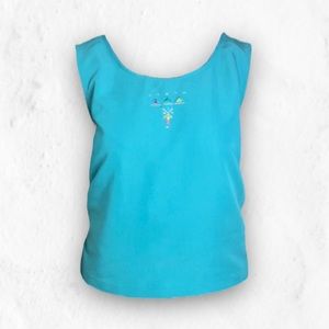 80's Shapes Tank  Vintage Clothing Top | Womens Embroidered shirt